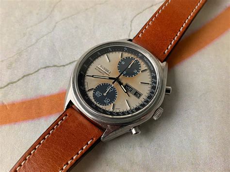 SEIKO PANDA Vintage automatic chronograph watch 1977 Cal. 6138-B Ref. 6138-8020 *** SPECTACULAR ...