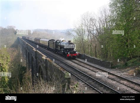 The Red Dragon Train Porthkerry Viaduct Stock Photo - Alamy