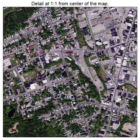 Aerial Photography Map of Gloversville, NY New York