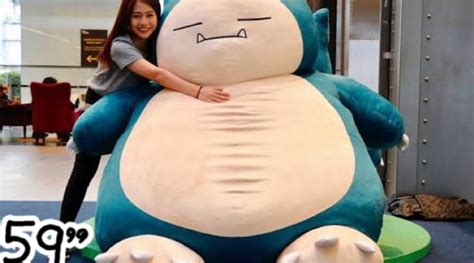 59 Inch Official Snorlax Plush Announced In Thailand – NintendoSoup