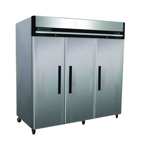 Maxx Cold X-Series 72 cu. ft. Triple Door Commercial Reach In Upright Refrigerator in Stainless ...