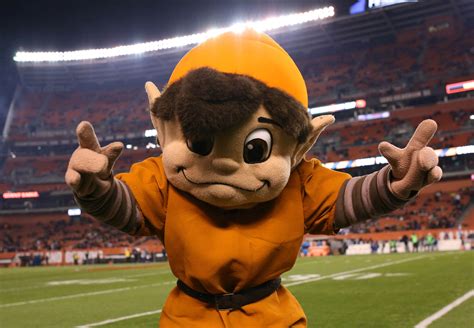 WATCH: Browns mascot also struggling at life