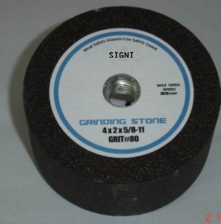 Abrasive Silicon Carbide Grinding Stone Polishing Wheel for Marble, Granite 4X2X5/8-11 ...