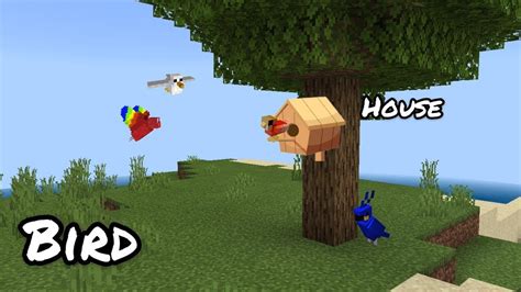 How to Make a Bird House in Minecraft. Tutorial - YouTube