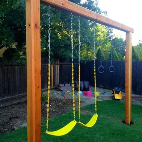 Fresh How To Make A Swing Set with regard to How To Build A Swing Frame ...