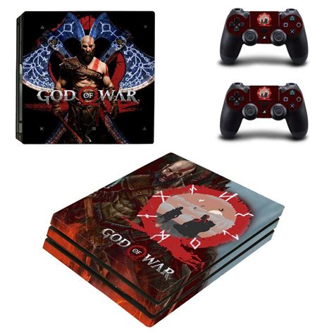 PS4 Pro Skin Cover - God of War 4 Design 1 - ConsoleSkins.co