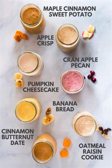 7 Easy Make Ahead Smoothies For Fall • A Sweet Pea Chef