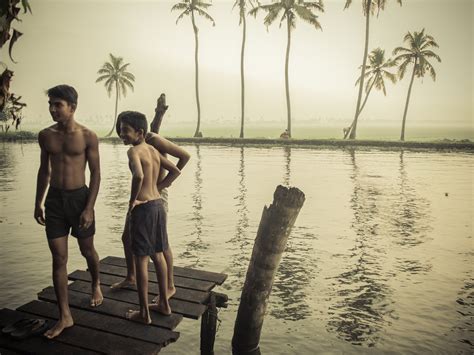 Swimmer boys by the backwaters of Kerala. Fujifilm x20 | Swimmer, Kerala, Boys