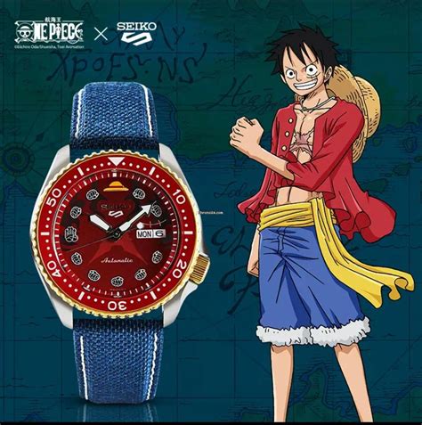 Seiko 2022 FEB RESTOCK Seiko x ONE PIECE "Monkey D Luffy Seiko... for ...