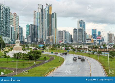 Panama City Downtown Skyline Editorial Stock Image - Image: 27982659