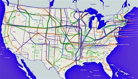 FedEx SmartPost Time in Transit Map