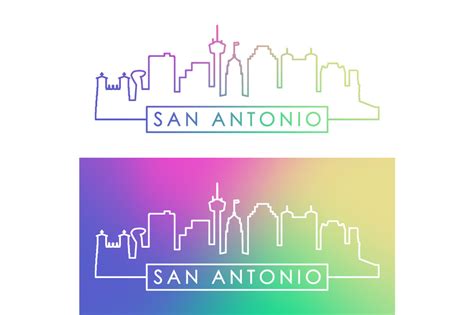 San Antonio Skyline. Graphic by Design by Gleb · Creative Fabrica