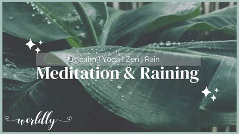 Relaxing and Meditation rain Music for better focus and deep sleep ...