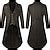 Punk & Gothic Medieval Steampunk 17th Century Coat Tuxedo Trench Coat Vampire Magician Men's ...