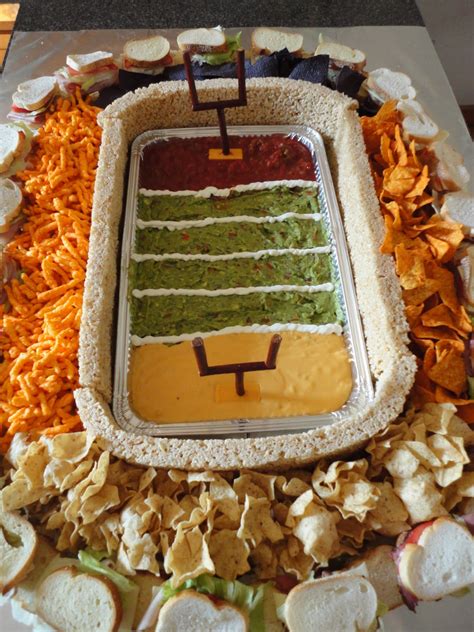 DIY Super Bowl Snack Stadiums - Savvy Nana