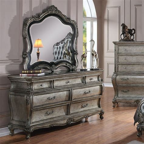 Acme Furniture Chantelle 7 Drawer Dresser with Optional Mirror - Walmart.com - Walmart.com