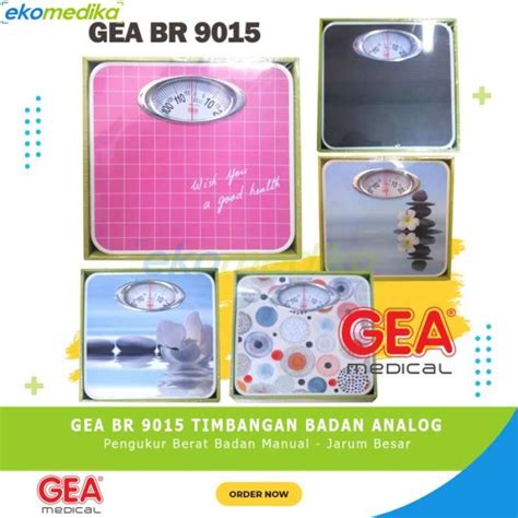 Promo Timbangan Berat Badan Analog Jarum Manual GEA BR 9015 BR9015 ...