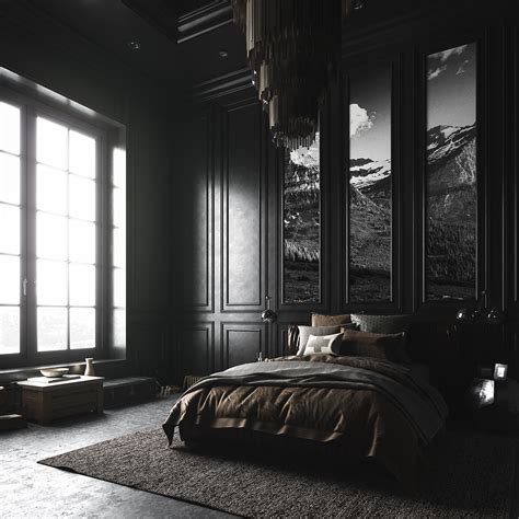 ArtStation - Dark bedroom