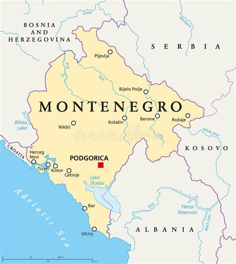 Montenegro Capital Map