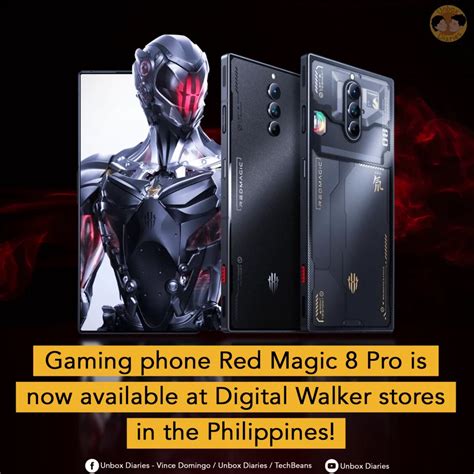 Gaming phone Red Magic 8 Pro is now available at Digital Walker stores in the PH! - Unbox Diaries