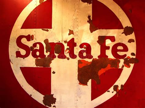 Santa Fe Train Logo Editorial Stock Image - Image: 60176529