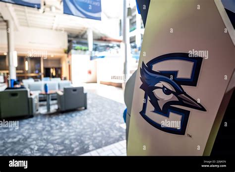 Omaha, Nebraska, US - 5.2022 - BluJay mascot of Creighton University on ...