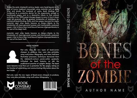 Horror Book cover Design - Bones Of The Zombie