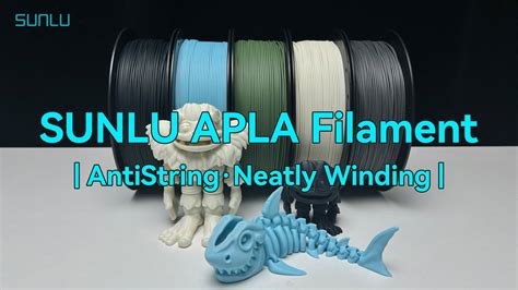 SUNLU Anti-String PLA Filament - Say GoodBye to Stringing Issues! - YouTube