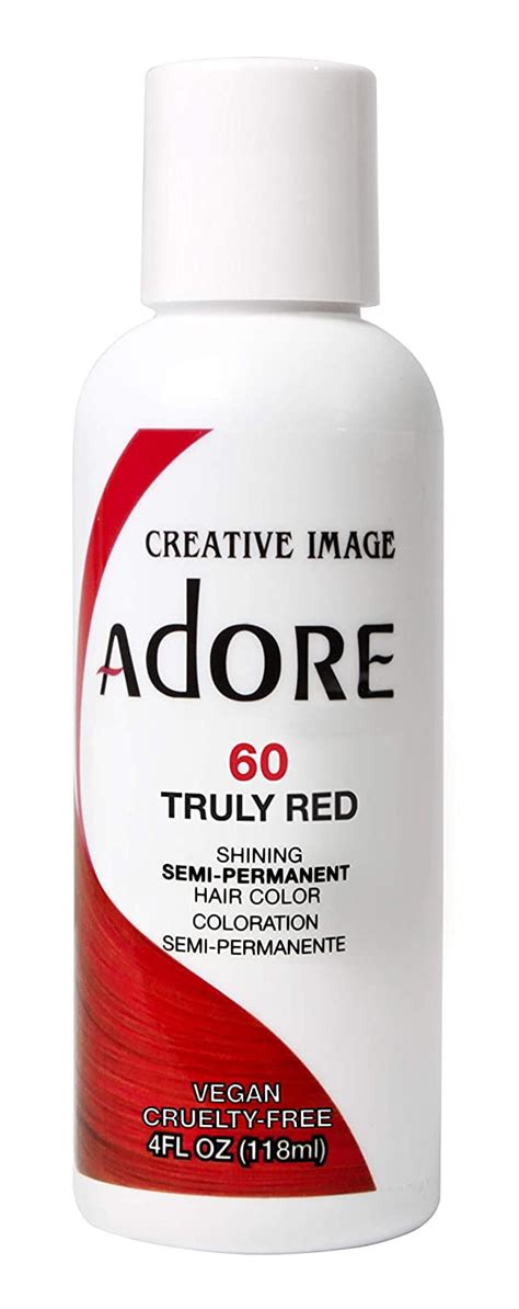 Adore Semi-Permanent Hair Color #060 Truly Red, 4 oz - Walmart.com