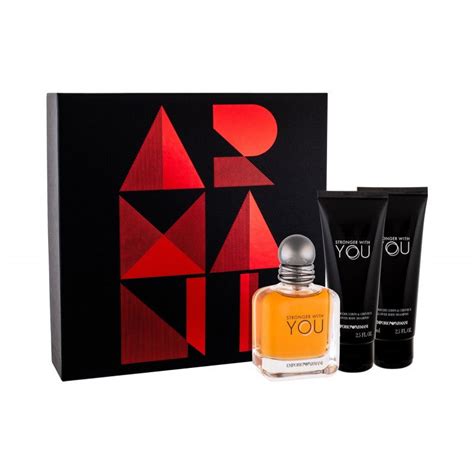 Buy Emporio Armani Stronger With You Gift Set - 50ML EDT Spray + 2 X 75ML Shower Gel (Men ...