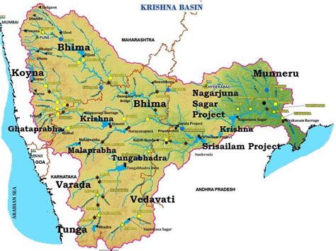 Krishna river Basin | River basin, Godavari river, Indian river