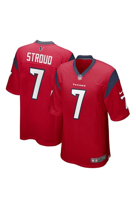 Nike Men's Nike CJ Stroud Red Houston Texans 2023 NFL Draft First Round ...