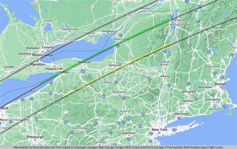 Eclipse 2024 Path Of Totality Map New York - Glad Philis