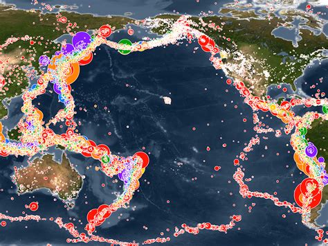 Earthquake Map / Earthquake Incident Map | World Map 07 : If the ...