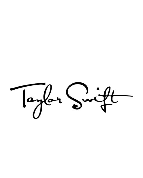 Taylor Swift Signature 2*2 inch – indivisual