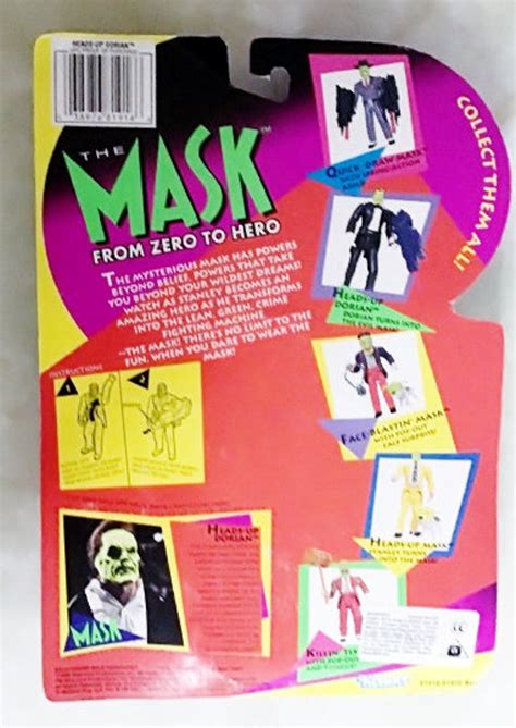 THE MASK Action Figure Heads Up DORIAN Mask 6 Near Mint | Etsy