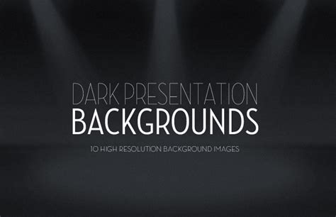 Dark Presentation Backgrounds — Medialoot