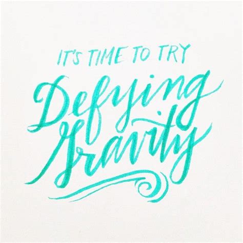 Teal Defying Gravity Calligraphy // via anndanger Defying Gravity, Inktober, Anne, Teal ...