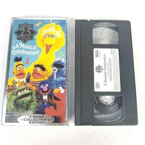 Sesame Streets 25th Birthday: A Musical Celebration (VHS, 1993) for ...