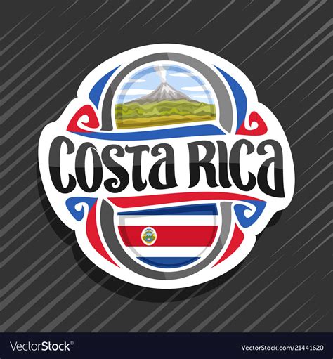 Logo for costa rica Royalty Free Vector Image - VectorStock