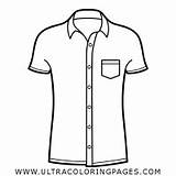 Collar Shirt Coloring Pages For Kids  Free sketch template