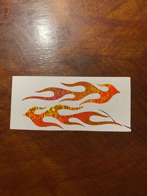 2x Flames Vinyl Decals Motorcyle Decal Helmet Decal 2 Mirrored Decals - Etsy