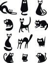 Image of clipart black cat | CreepyHalloweenImages