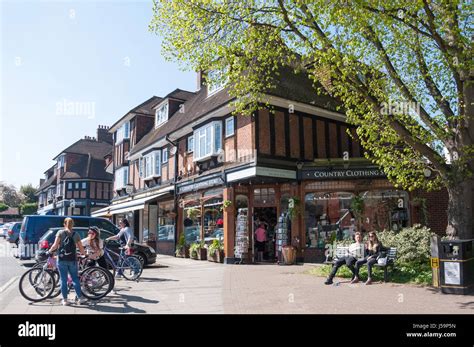 Ewell House Parade, High Street, Ewell, Surrey, England, United Kingdom ...