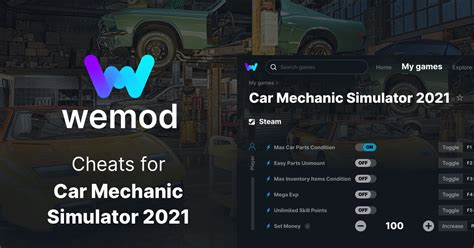 Car Mechanic Simulator 2021 Cheats and Trainers for PC - WeMod