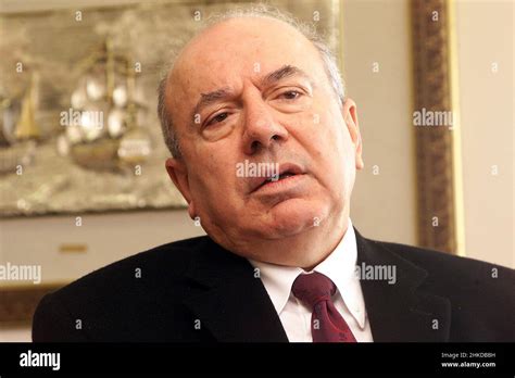 ISTANBUL, TURKEY - APRIL 9: Turkish businessman and Sabanci family member Yalcin Sabanci ...