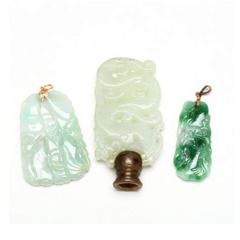 Three Jade Carvings (Lot 364 - The Summer Quarterly AuctionJun 17, 2017 ...