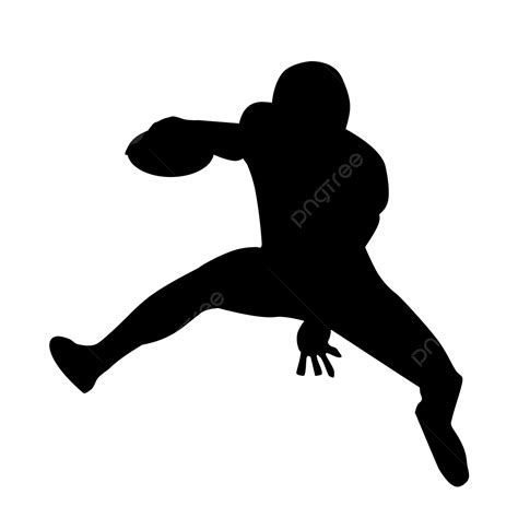Football Player Silhouette PNG, Vector, PSD, and Clipart With Transparent Background for Free ...
