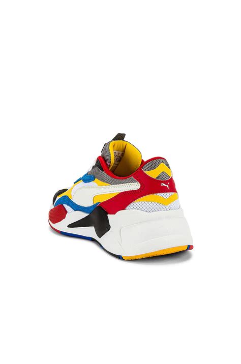 Puma Select RSX Cube RS-X3 Puzzle in Puma White & Spectra Yellow | FWRD