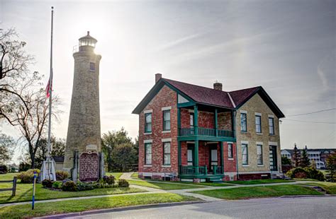 Kenosha Lighthouse Kenosha Wisconsin Stock Photo - Download Image Now ...